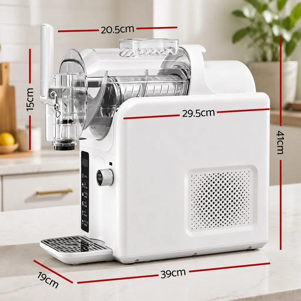 5in1 Slushie Machine White 2L Soft Serve Frozen Drinks Maker