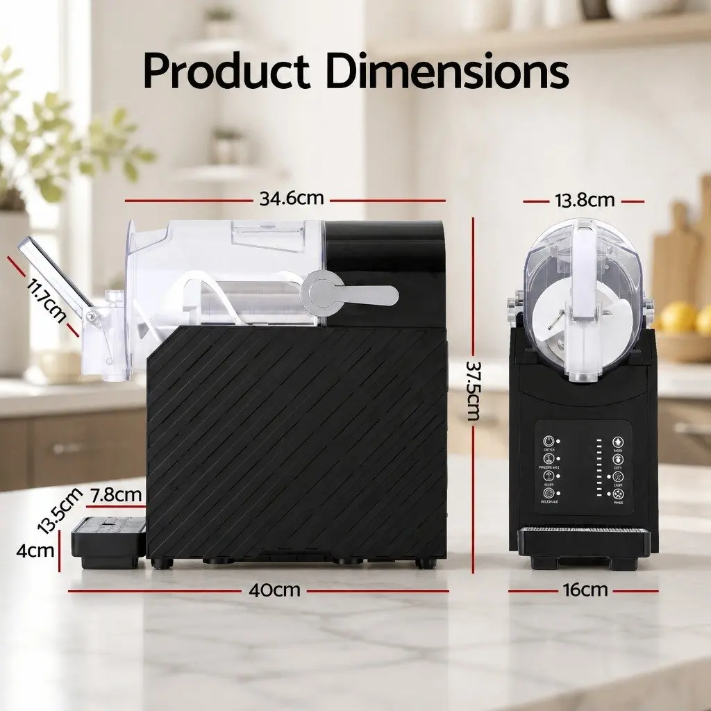 Slushie Machine Maker 1.8L Frozen Smoothies Milkshakes Ice Drink Blender Black