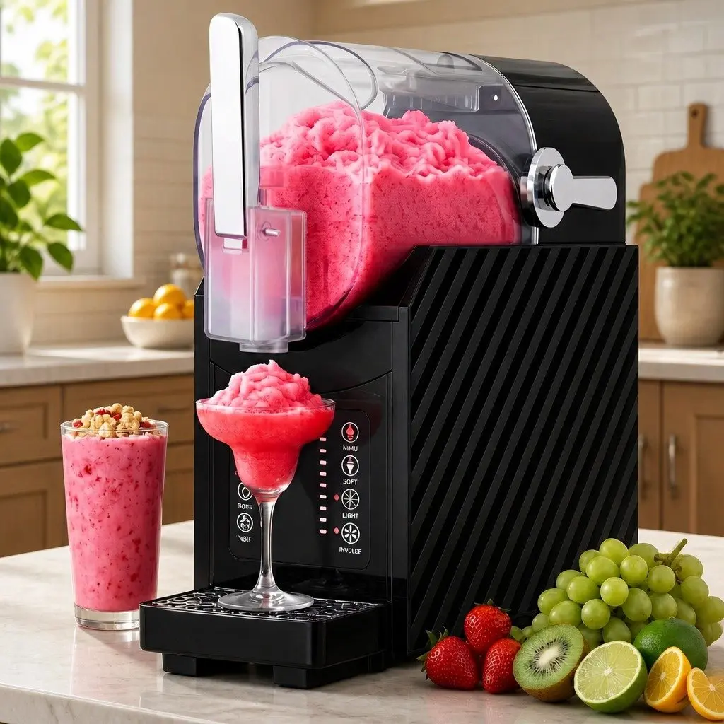 Slushie Machine Maker 1.8L Frozen Smoothies Milkshakes Ice Drink Blender Black