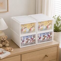 Compact and Functional Large Storage Drawer Set 3PK