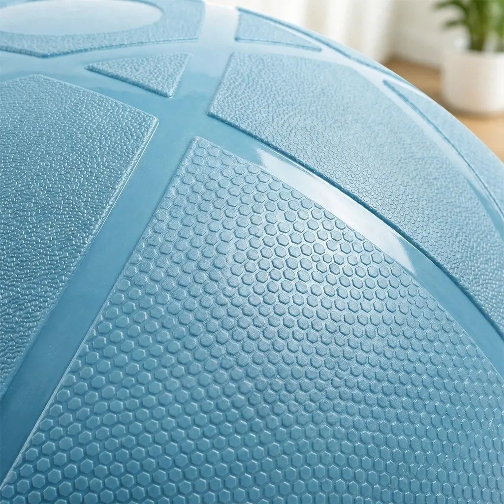 Half Balance Ball Blue 58cm Core Stability Trainer for Home Gym Yoga Pilates Strength Exercises
