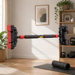 Doorway Pull Up Bar Adjustable 73-101cm Heavy Duty Home Gym Exercise Fitness