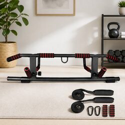 Pull Up Bar Doorway Chin Up Multi Grip Home Gym Workout Fitness Portable