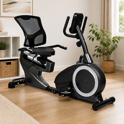 Recumbent Exercise Bike Low Impact Fitness Cardio Indoor Training Equipment