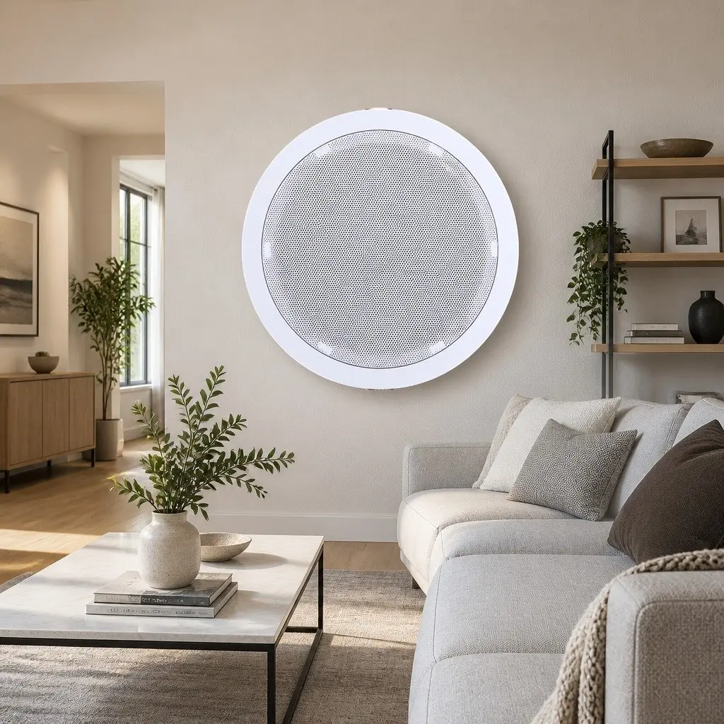 6 Inch Ceiling In-Wall Speakers Home Audio System White 4pcs Tweeter Stereo