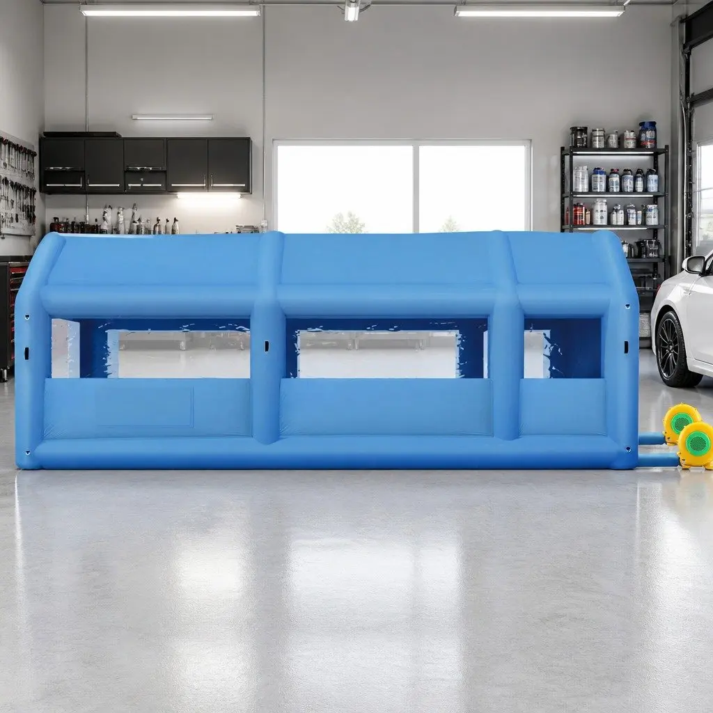 Inflatable Spray Paint Booth Tent 10x5x3.5m Car Auto Garage Workstation 2