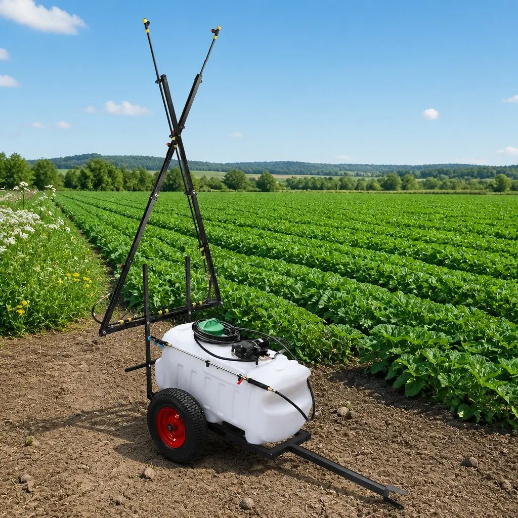 100L ATV Weed Sprayer Trailer with Boom