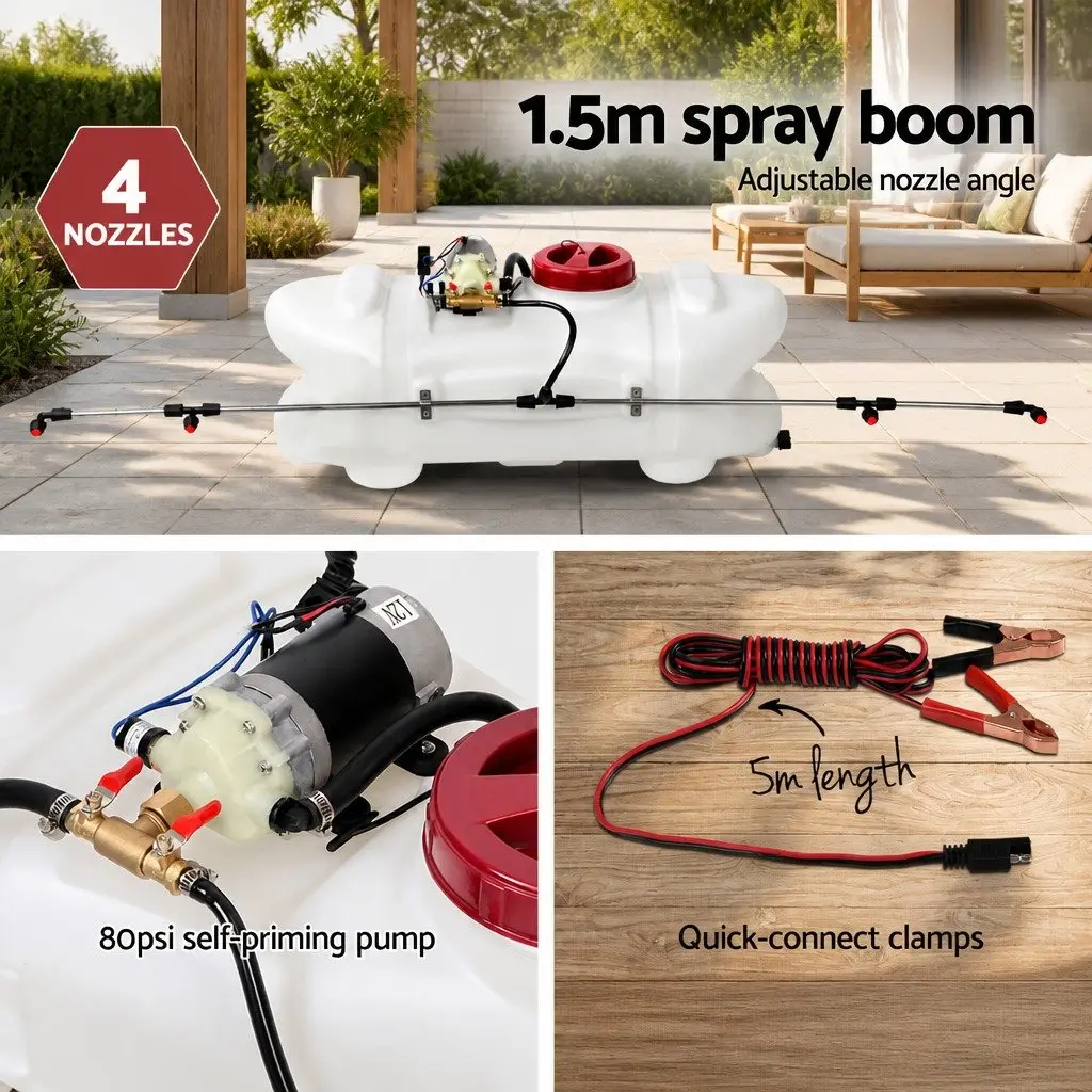 100L ATV Sprayer with Boom