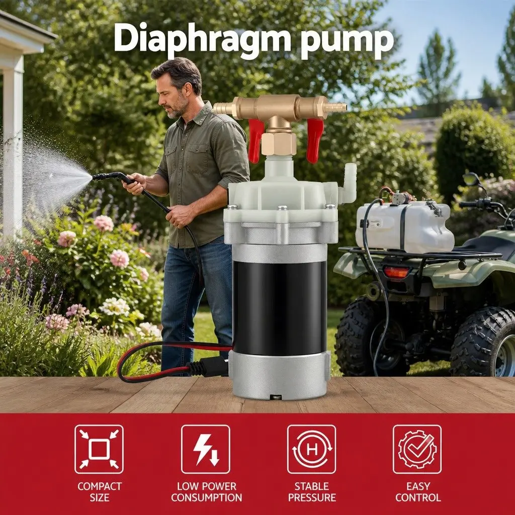 12V Garden Pump Sprayer Diaphragm Pressure Sprayer for Lawn Weed Spraying