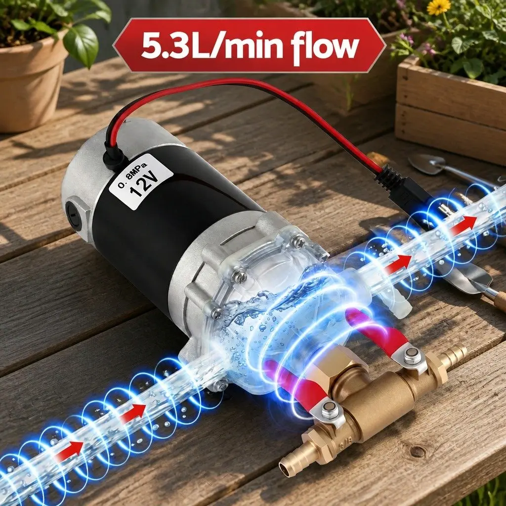 12V Garden Pump Sprayer Diaphragm Pressure Sprayer for Lawn Weed Spraying