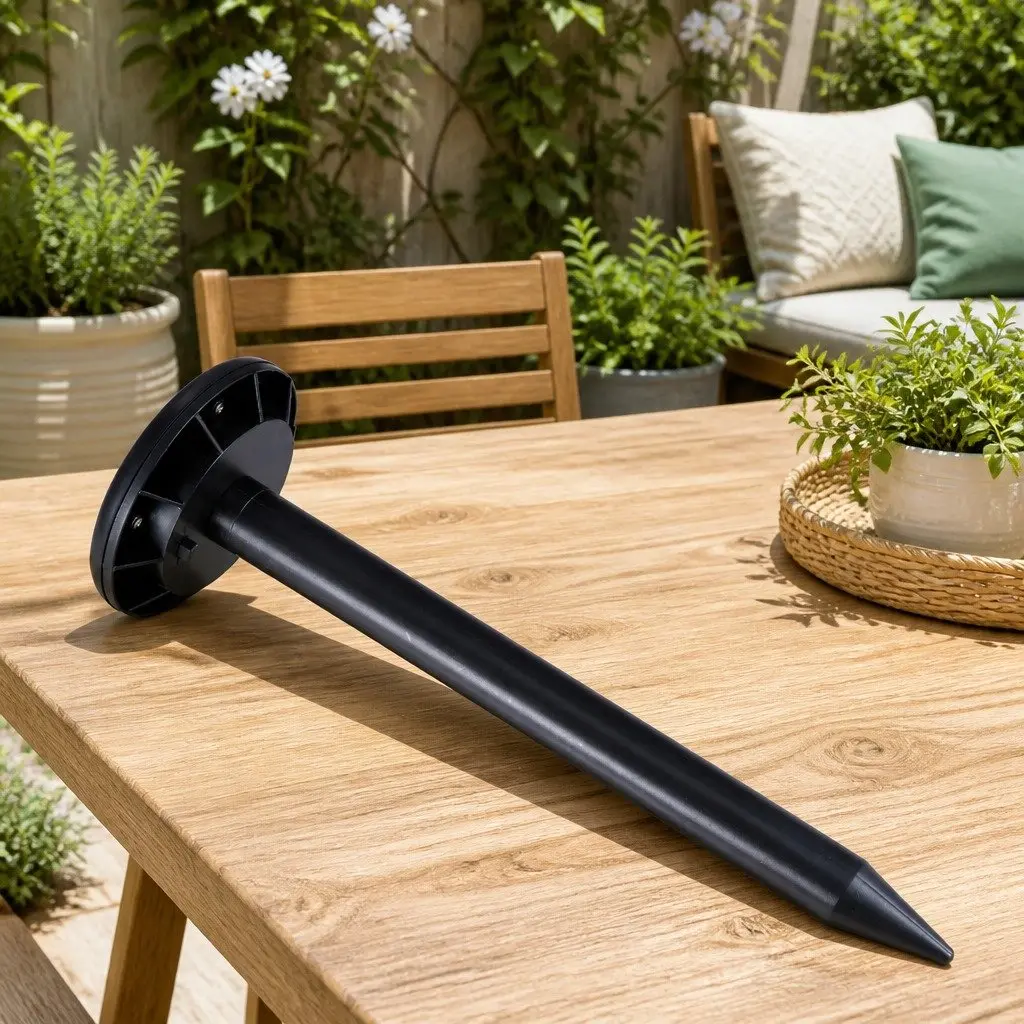 Snake Repeller Black 12 Piece Ultrasonic Solar Powered Garden Yard Farm Orchard