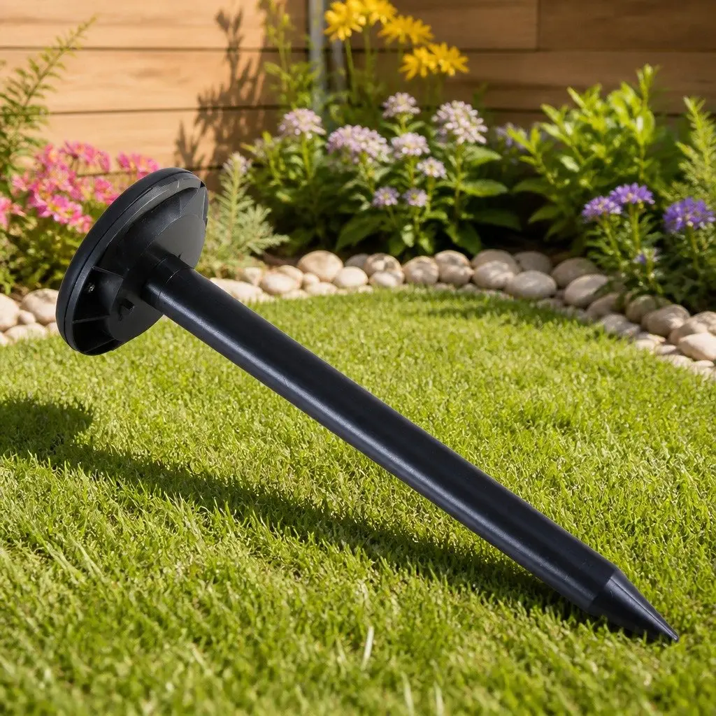 Snake Repeller Green 6 Pack Ultrasonic Solar Powered Weatherproof for Garden Yard Farm Orchard