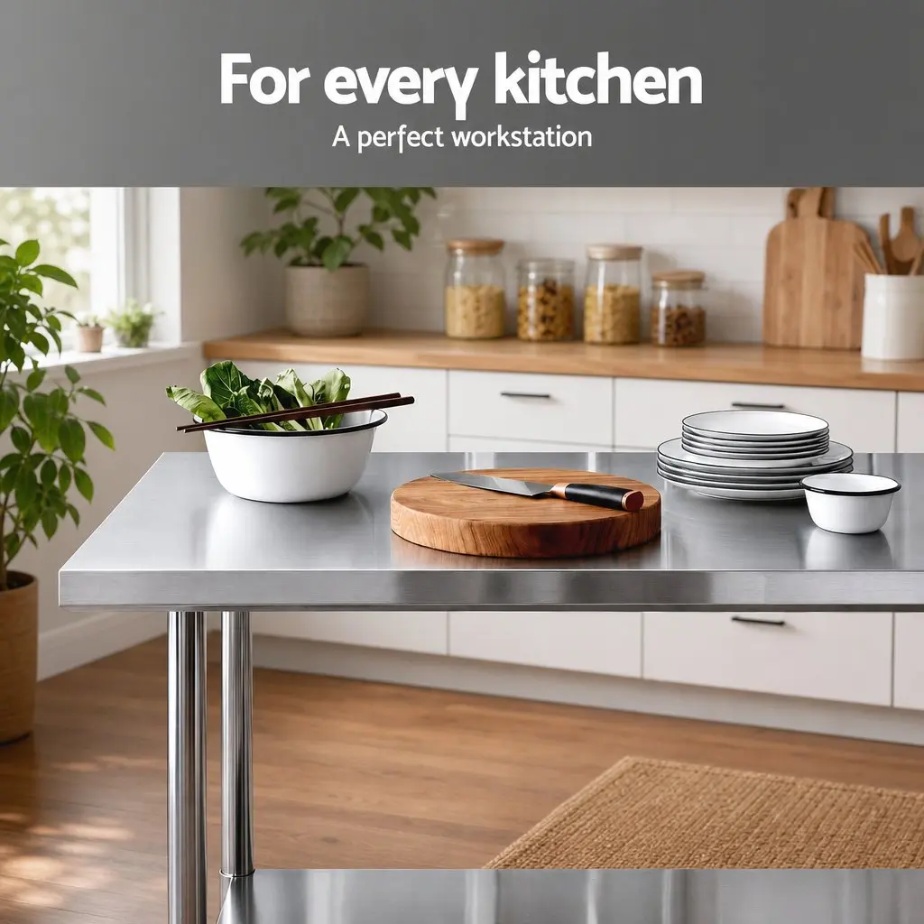 Stainless Steel Kitchen Work Bench 1524x762mm
