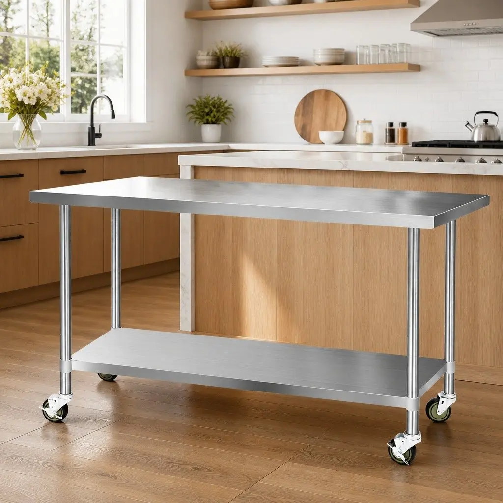 Stainless Steel Kitchen Bench 1829x760mm
