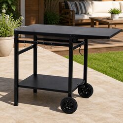 Mobile Outdoor Kitchen Cart for Your BBQ Needs