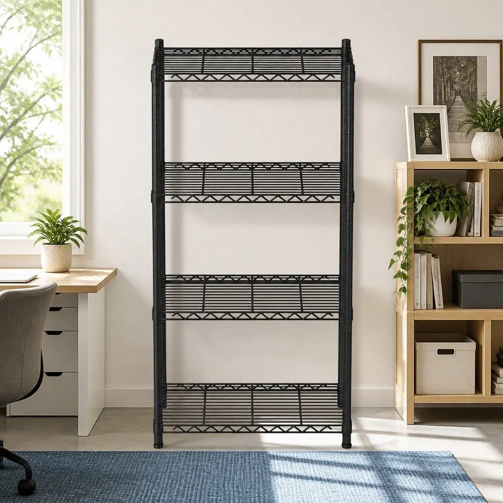 4-Tier Steel Shelving Unit