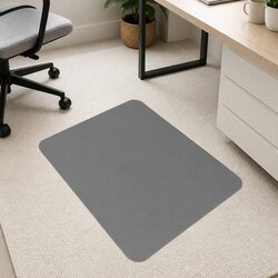 Chair Mat Office Carpet Floor Protector Black PVC Gripper Backing Home Workspace