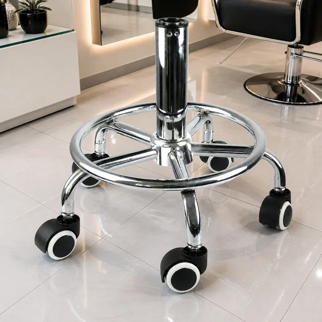 Swivel Bar Stools Teal Height Adjustable Chrome Footrest PU 4 Piece