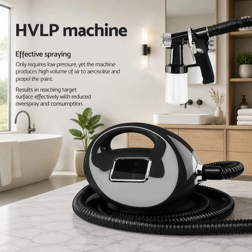 Spray Tan Machine Black 700W HVLP Professional Home Tanning Equipment