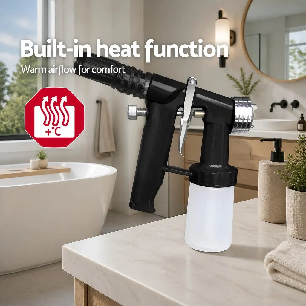 Spray Tan Machine Black 700W HVLP Professional Home Tanning Equipment