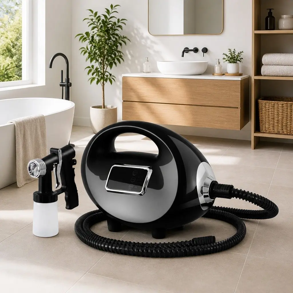 Spray Tan Machine Black 700W HVLP Professional Home Tanning Equipment