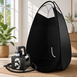 500W Spray Tanning Machine with Tent - Simple and Effective