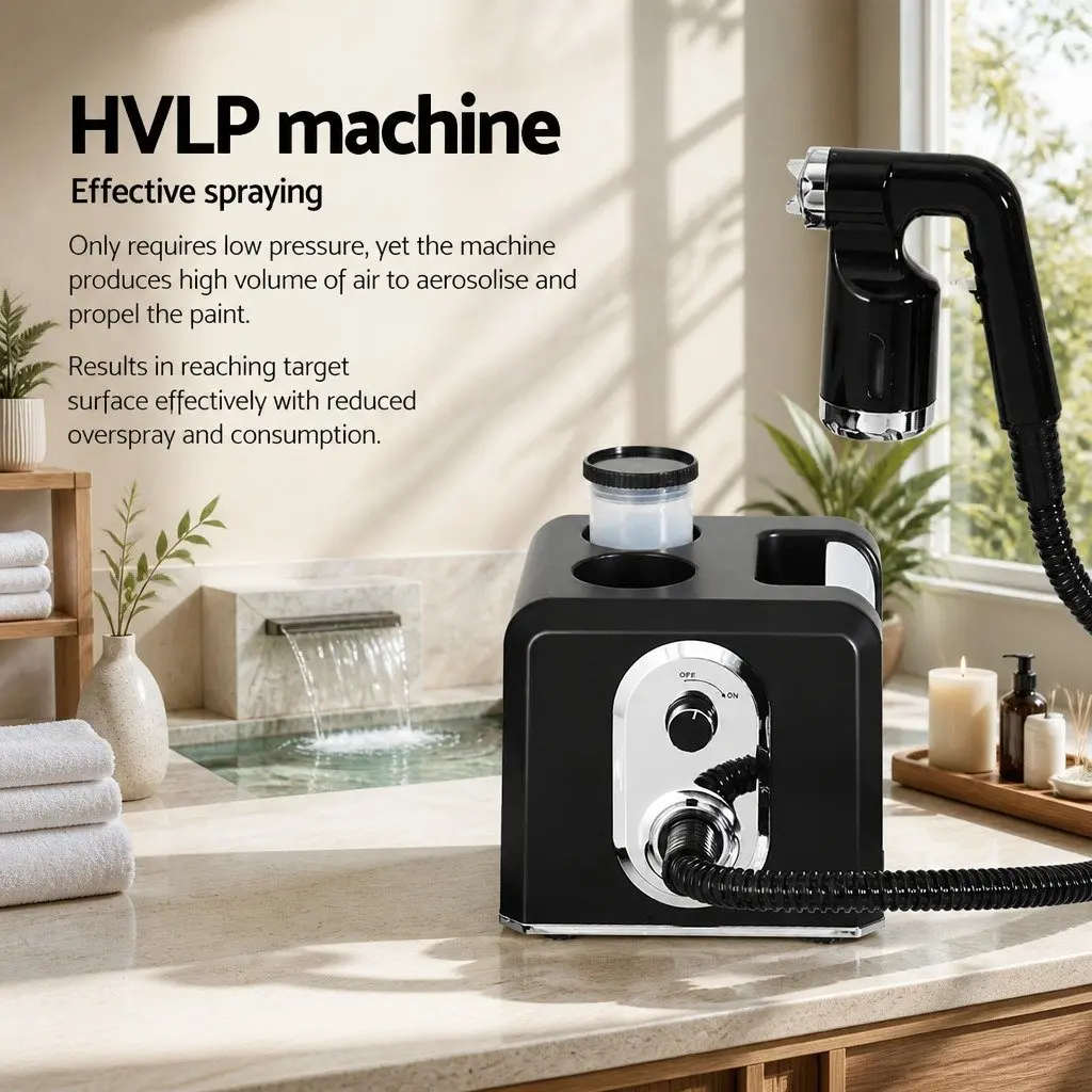 Spray Tan Machine Black 500W HVLP Professional Tanning Equipment