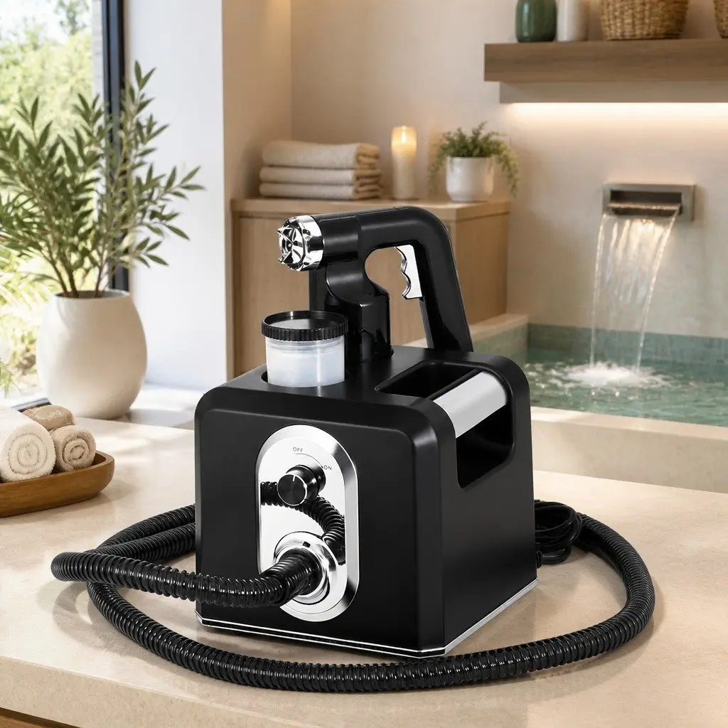 Spray Tan Machine Black 500W HVLP Professional Tanning Equipment