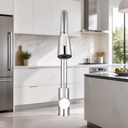 Kitchen Mixer Tap Pull Out 2 Mode Sink Faucet Basin Laundry Chrome Silver