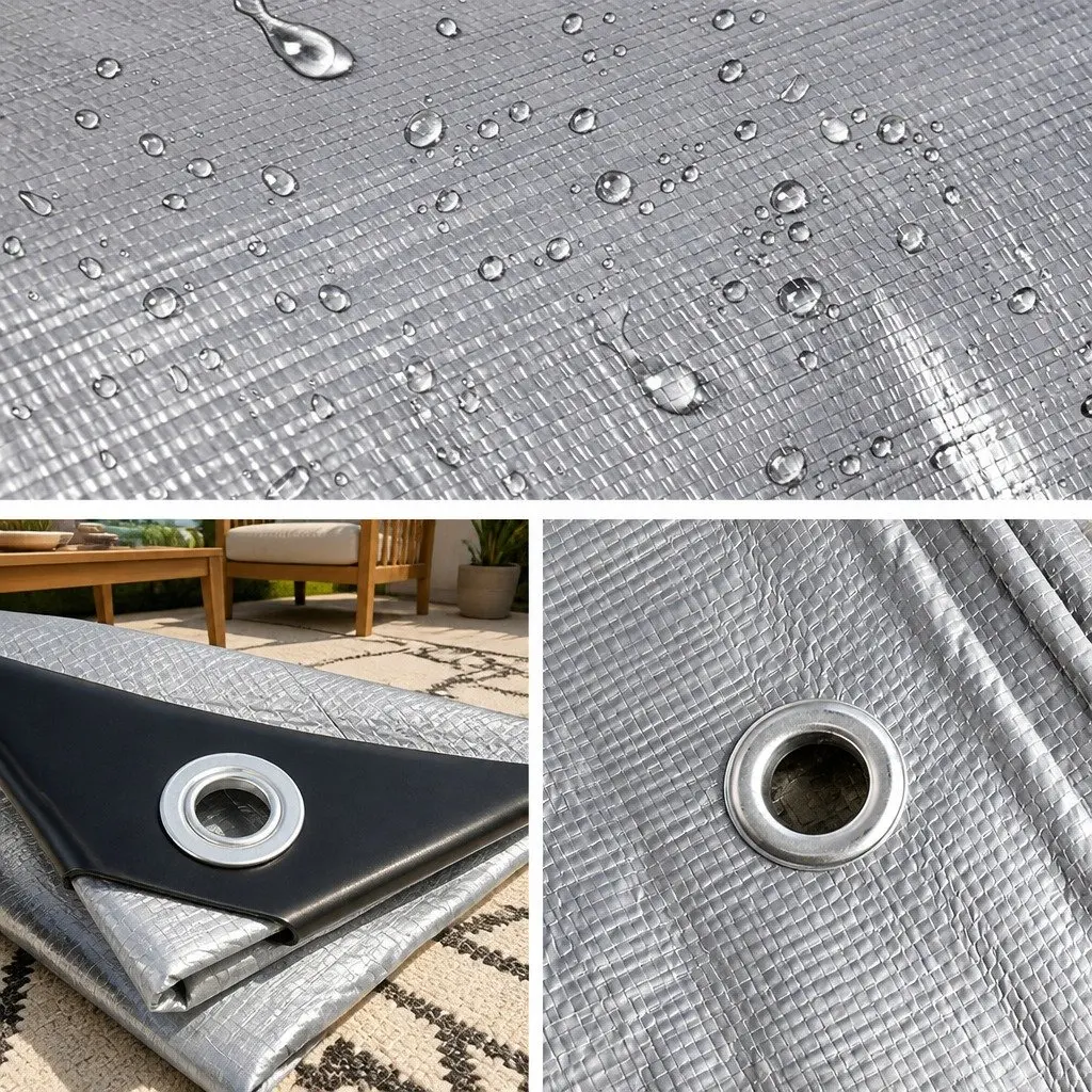 3.6x4.8m Heavy Duty Poly Tarp