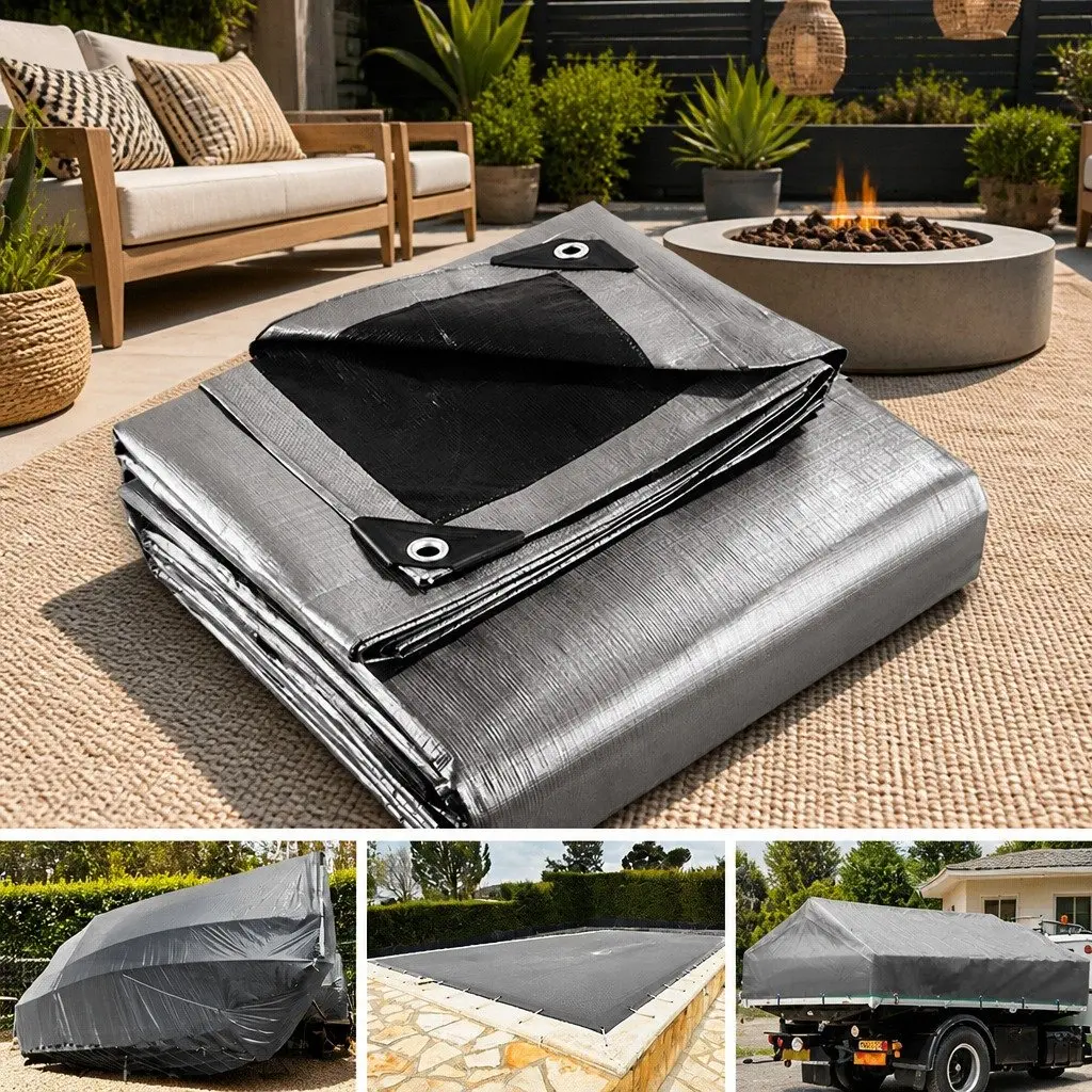 3.6x4.8m Heavy Duty Poly Tarp
