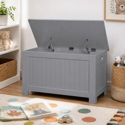 Friendly Kids Toy Box with Soft-Close Lid Feature