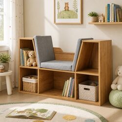 Kids Toy Box Bookcase - Efficient Storage Solution