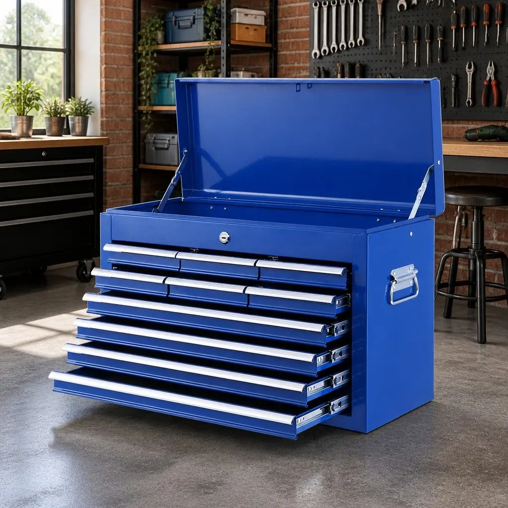 10 Drawer Tool Chest for Garage Organization