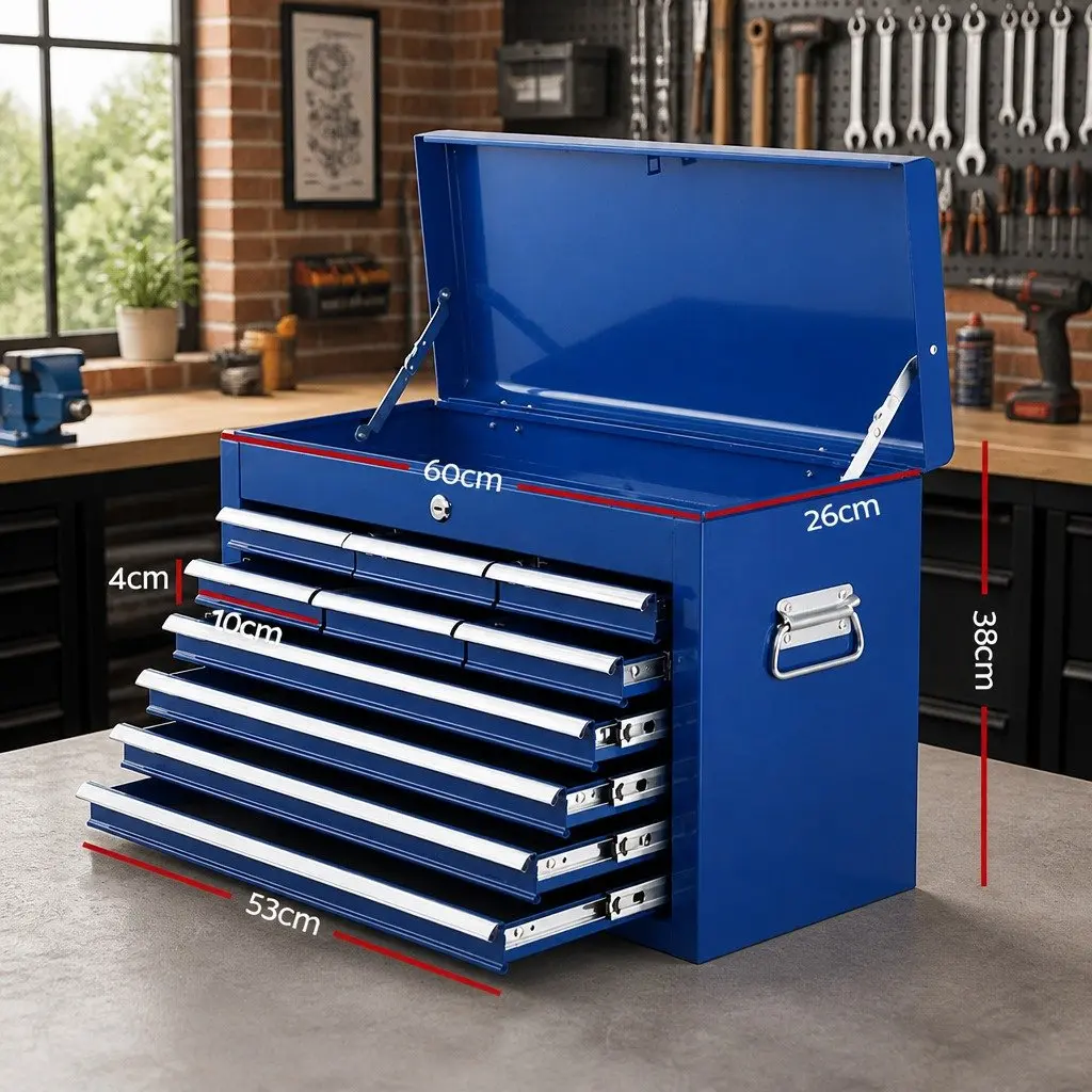 10 Drawer Tool Chest for Garage Organization