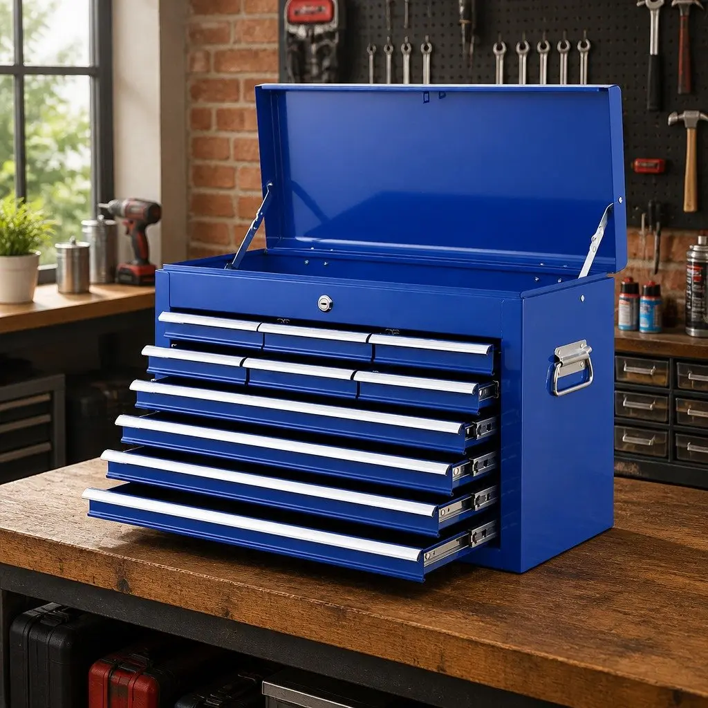 10 Drawer Tool Chest for Garage Organization