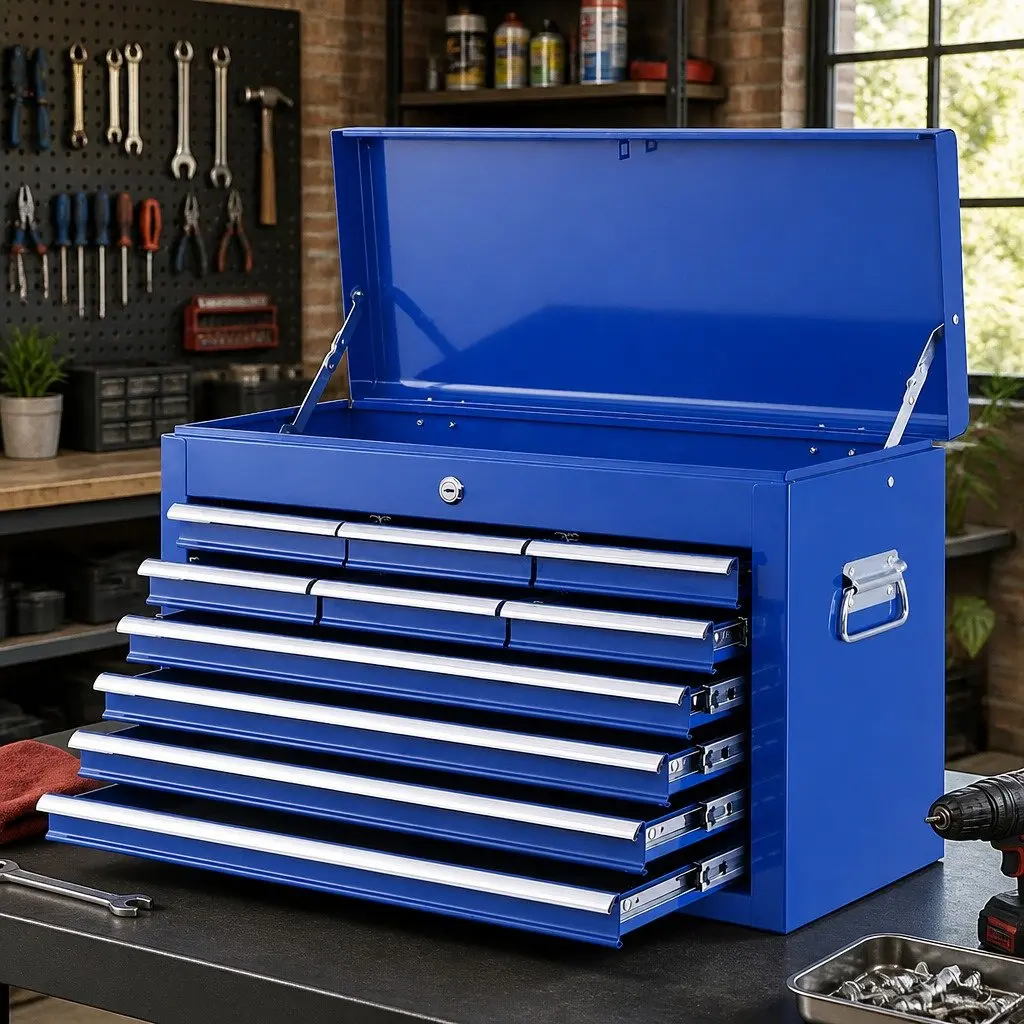 10 Drawer Tool Chest for Garage Organization