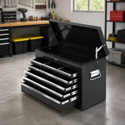 Efficient 9 Drawer Tool Box with Lock and Liners