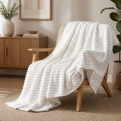 127x152cm Lightweight Fleece Throw Blanket for Comfort