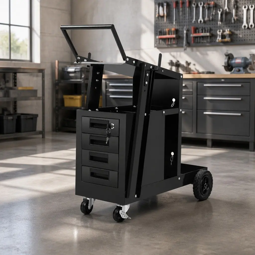 Welding Trolley Cart for Organized Welding Supplies
