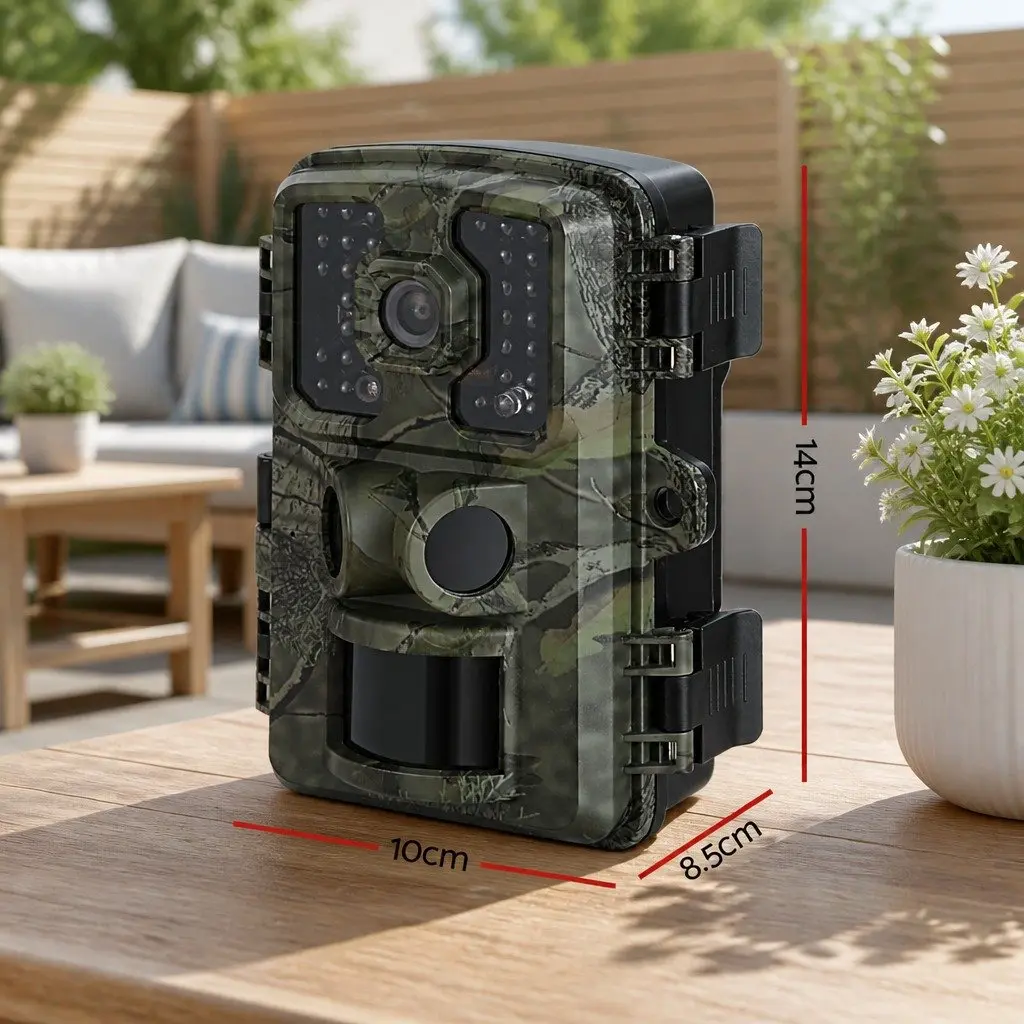 Trail Camera 4K 16MP Wildlife Hunting Security Camouflage Night Vision Infrared