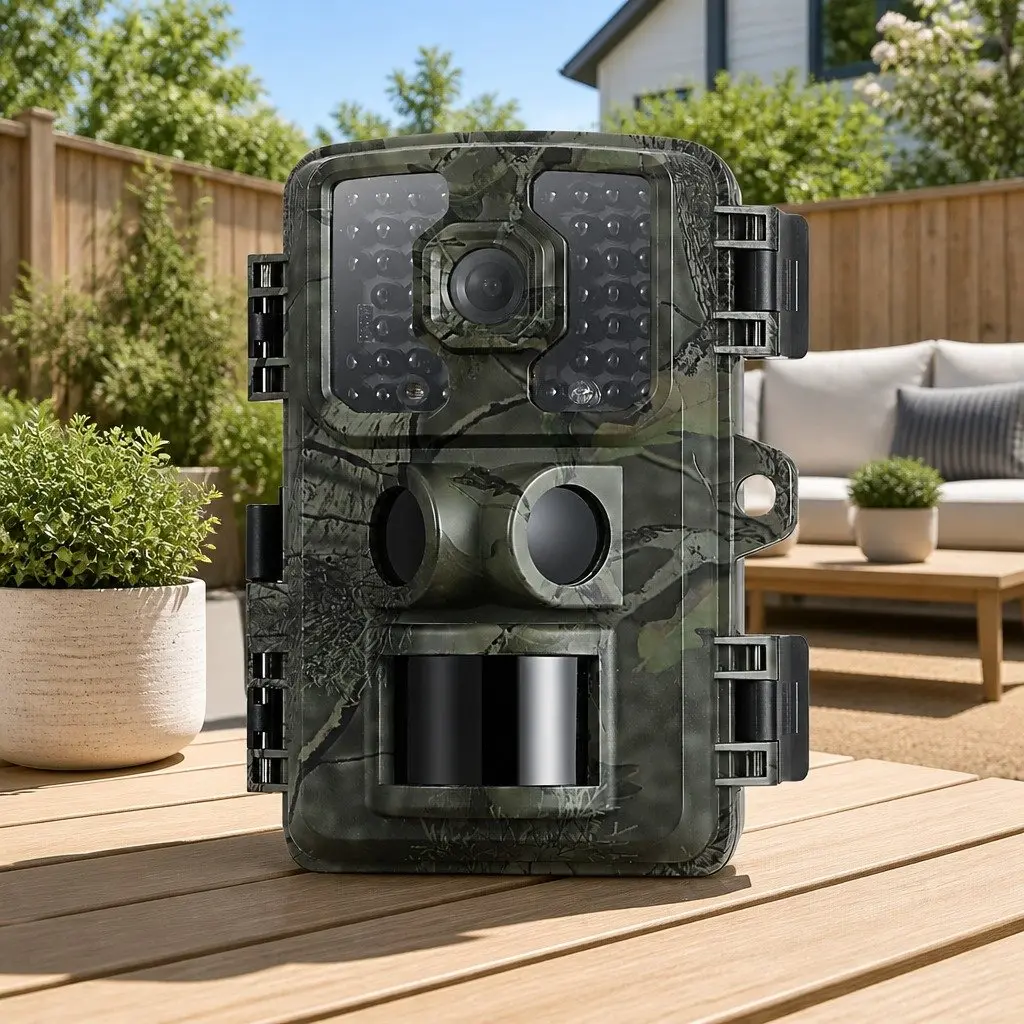 Trail Camera 4K 16MP Wildlife Hunting Security Camouflage Night Vision Infrared