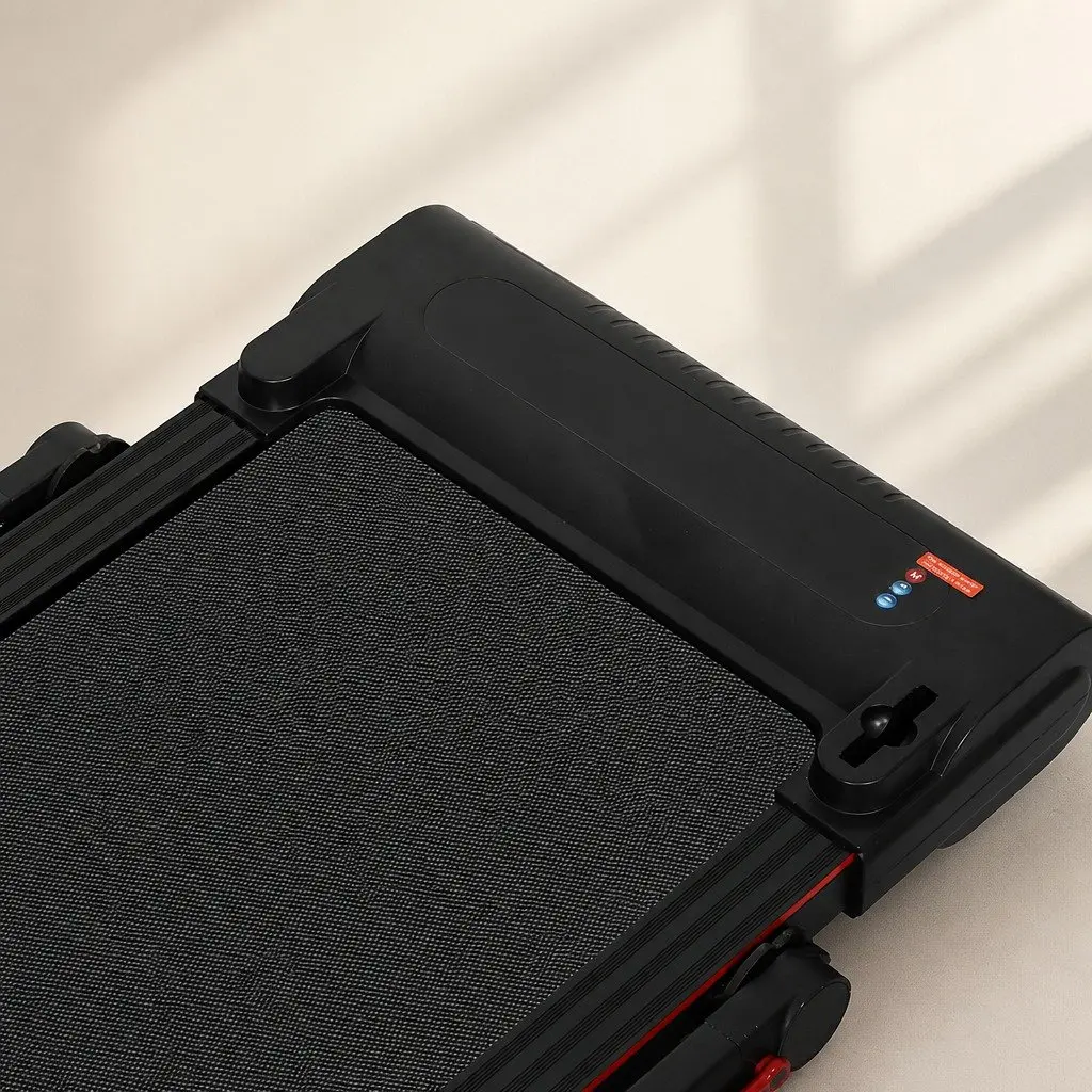 Walking Pad Treadmill Black 2 In 1 Manual Incline LED Display Home Gym Machine