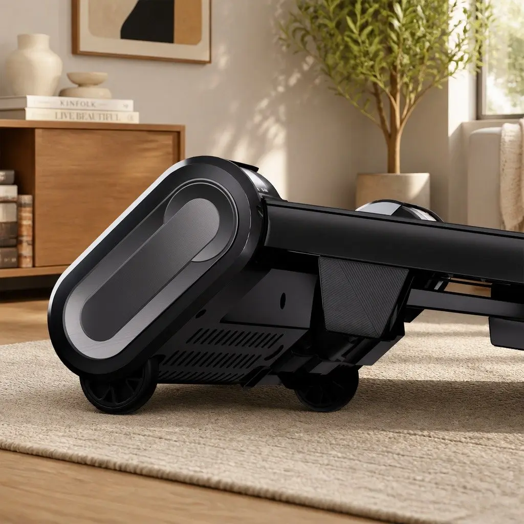 Automatic Incline Treadmill Black Compact 6 Levels Adjustable Incline 2.5HP Motor Bluetooth Connectivity