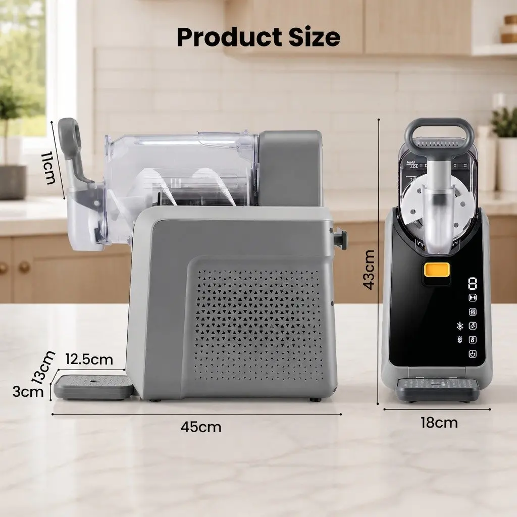 Slushie Machine Grey 2L Touchscreen 3-in-1 Frozen Drink Maker