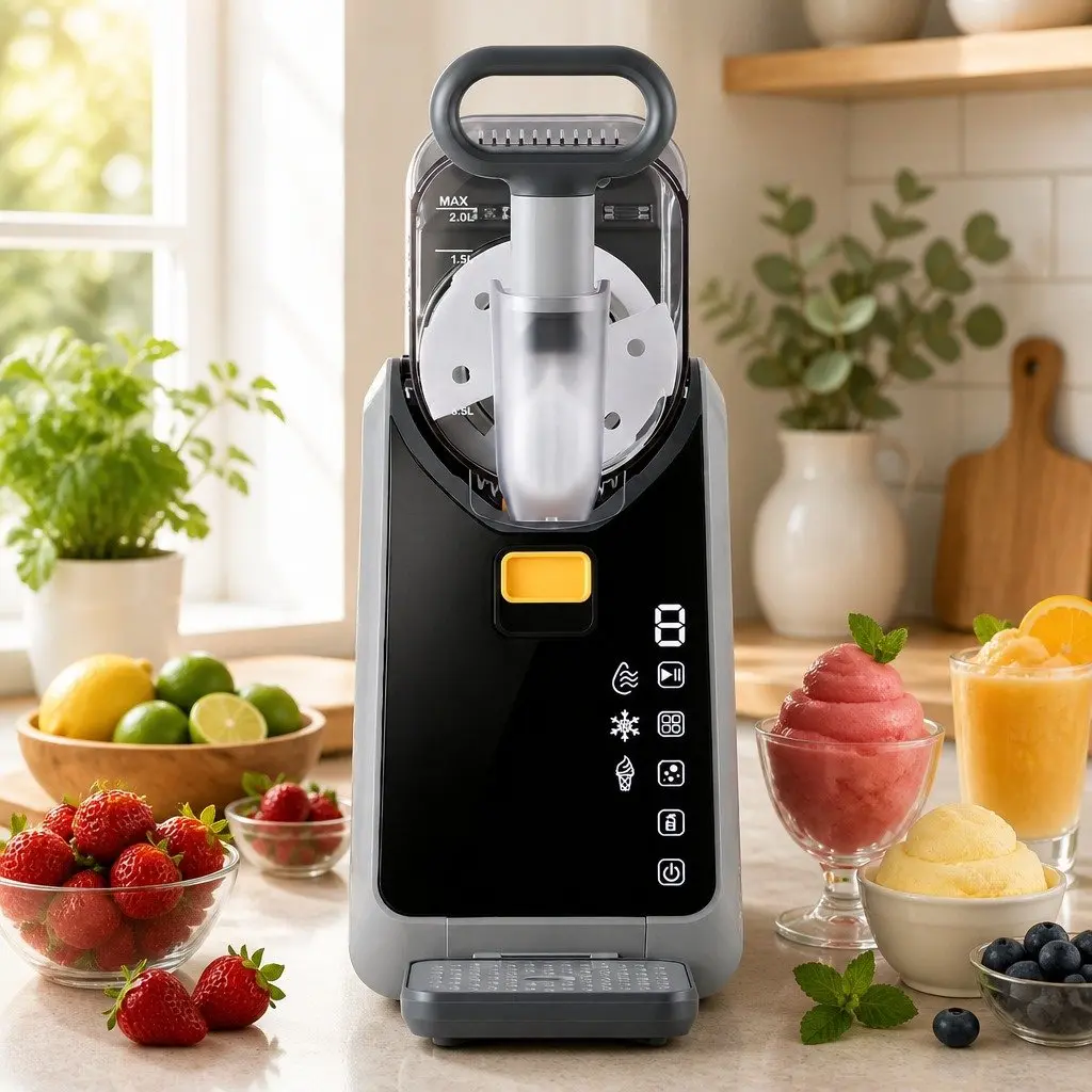 Slushie Machine Grey 2L Touchscreen 3-in-1 Frozen Drink Maker