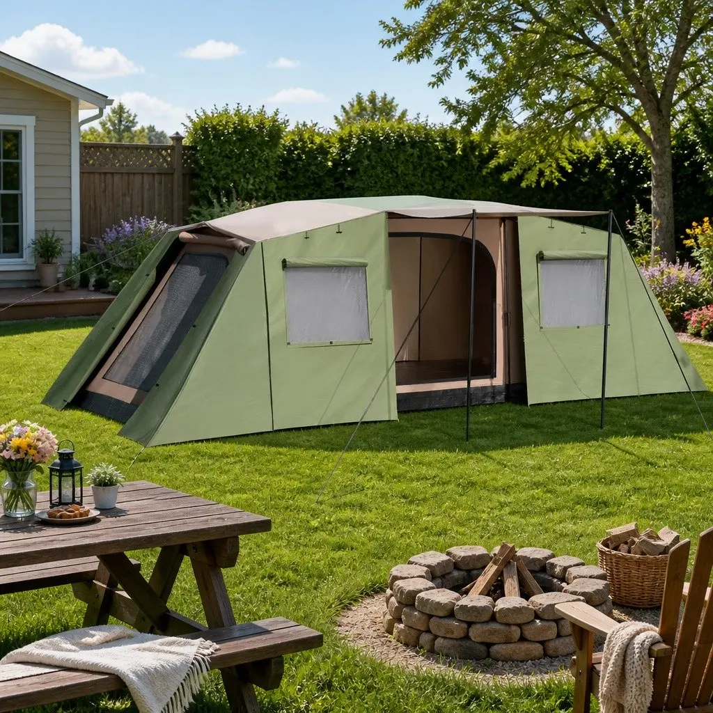 Family 10-Person Tent for Outdoor Fun