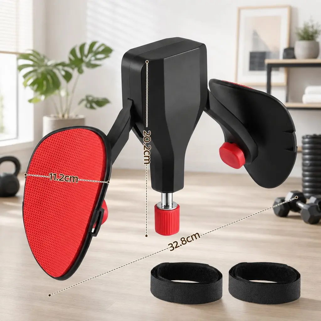 Pelvic Floor Trainer Black Red Adjustable 35kg Resistance Core Strength Equipment