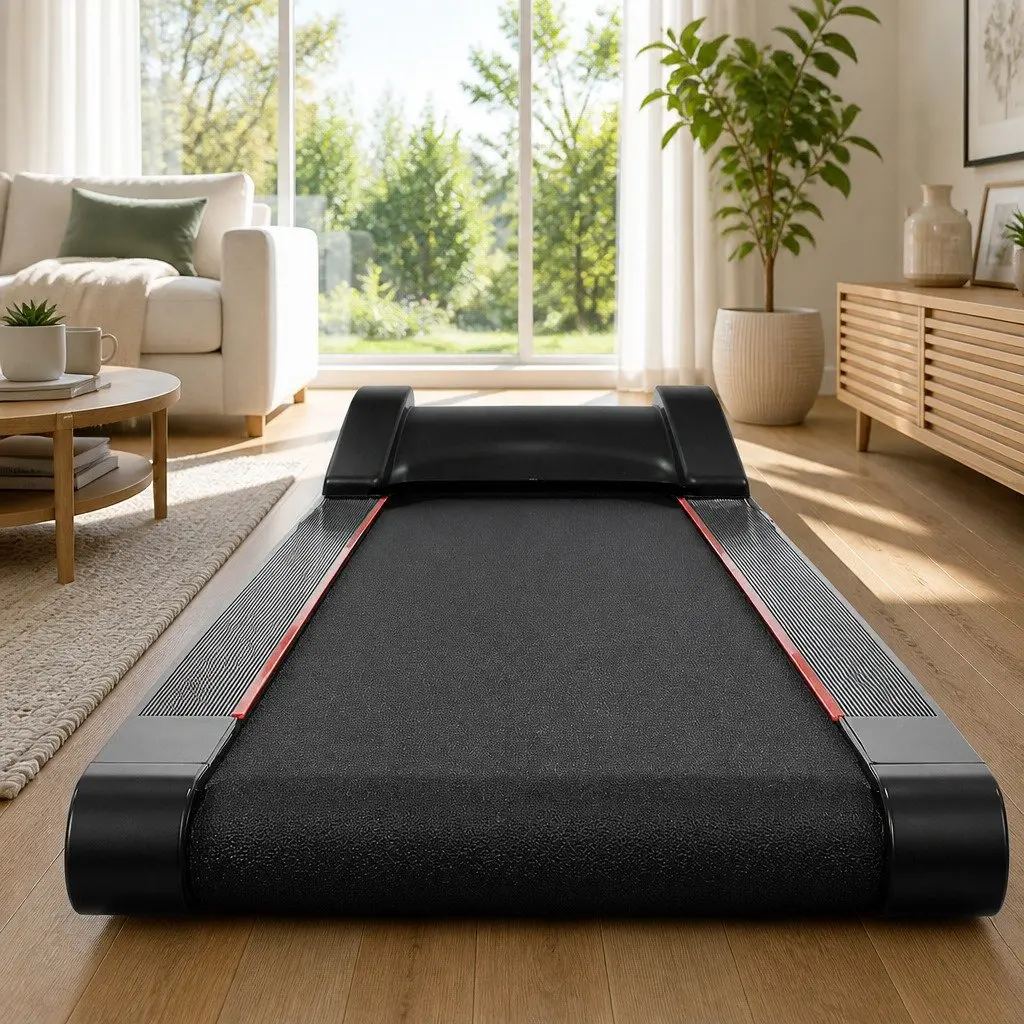 Electric Treadmill Black 360mm Foldable Home Gym Fitness Machine with 12 Training Programs and LCD Display