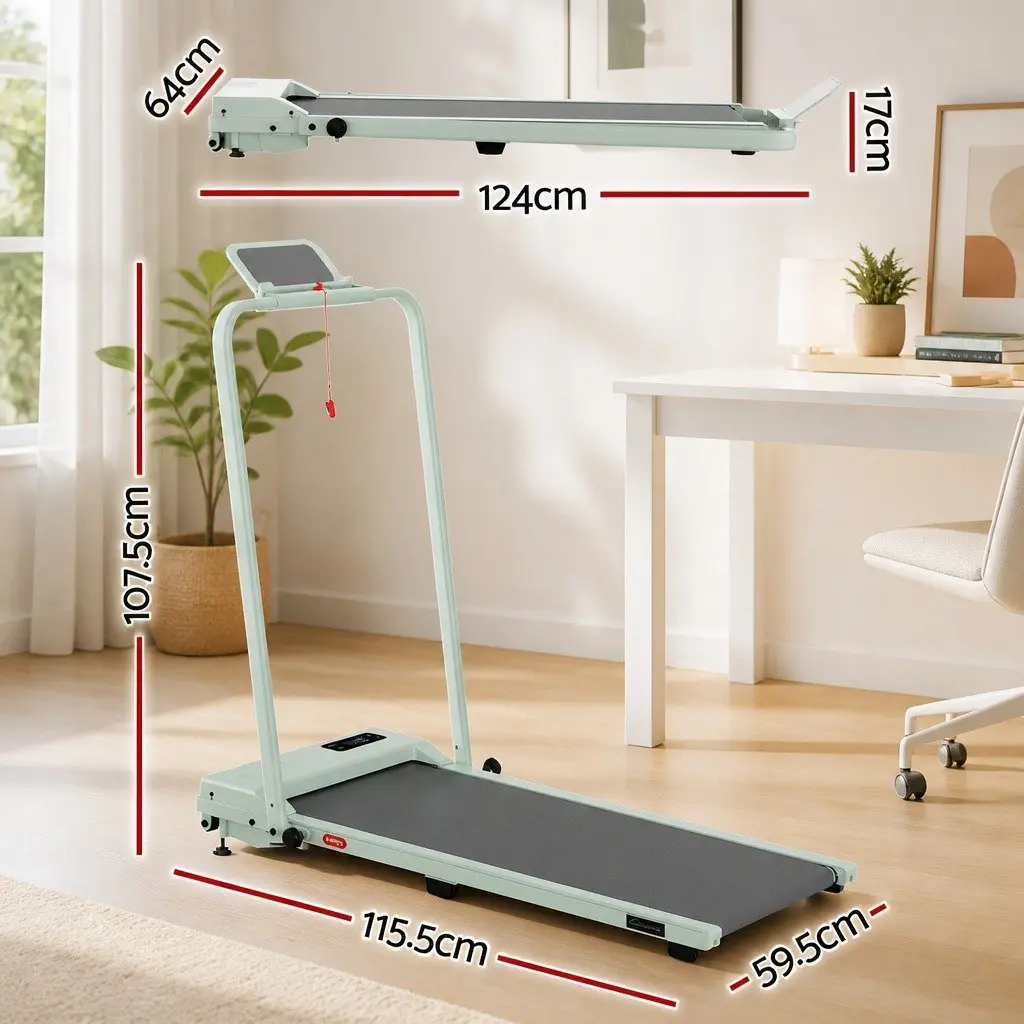 Walking Pad Treadmill 3-in-1 Foldable Under Desk Home Gym Machine 12% Incline